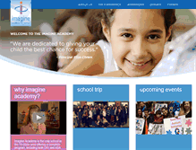 Tablet Screenshot of imagineacademyforautism.org